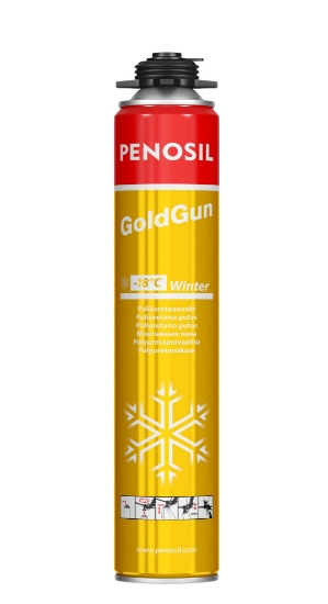Žieminės montavimo putos PENOSIL Gold Gun 65 Winter (pistoletinės) 900 ml paveikslėlis